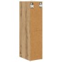 Mueble colgante Riga Roble artesanal 20 x 29,5 x 80 cm