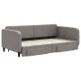 Trundle sofa bed with drawers taupe gray fabric 100x200 cm by vidaXL, Beds and slatted bases - Ref: Foro24-3196860, Price: 30...