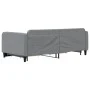Trundle sofa bed with drawers light gray fabric 100x200 cm by vidaXL, Beds and slatted bases - Ref: Foro24-3196857, Price: 29...