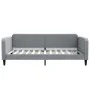 Trundle sofa bed with drawers light gray fabric 100x200 cm by vidaXL, Beds and slatted bases - Ref: Foro24-3196857, Price: 29...