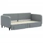 Sofá cama nido con cajones tela gris claro 90x200 cm de vidaXL, Camas y somieres - Ref: Foro24-3196852, Precio: 291,15 €, Des...