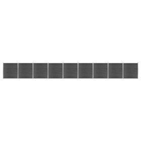 Schwarzes WPC-Zaunplatten-Set, 1564 x 186 cm von vidaXL, Zaunpaneele - Ref: Foro24-3070436, Preis: 2,00 €, Rabatt: %