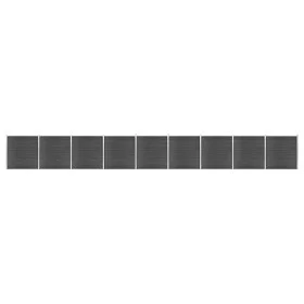 Schwarzes WPC-Zaunplatten-Set, 1564 x 186 cm von vidaXL, Zaunpaneele - Ref: Foro24-3070436, Preis: 2,00 €, Rabatt: %