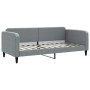 Sofá cama nido con cajones tela gris claro 90x200 cm de vidaXL, Camas y somieres - Ref: Foro24-3196870, Precio: 479,50 €, Des...