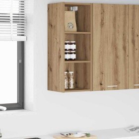 Mueble colgante Riga Roble artesanal 30 x 29,5 x 80 cm en Armarios de cocina | Comprar online en Foro24