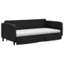Sofá cama nido con cajones tela negro 90x200 cm de vidaXL, Camas y somieres - Ref: Foro24-3196872, Precio: 476,64 €, Descuent...