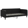 Trundle sofa bed with drawers black fabric 90x200 cm by vidaXL, Beds and slatted bases - Ref: Foro24-3196872, Price: 479,04 €...