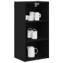 Mueble colgante con estante Riga Roble Negro 40 x 29,5 x 80 cm