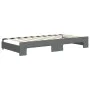Trundle sofa bed with drawers dark gray fabric 90x190 cm by vidaXL, Beds and slatted bases - Ref: Foro24-3196881, Price: 434,...