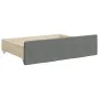 Trundle sofa bed with drawers dark gray fabric 90x190 cm by vidaXL, Beds and slatted bases - Ref: Foro24-3196881, Price: 434,...