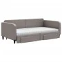 Trundle sofa bed with drawers taupe gray fabric 100x200 cm by vidaXL, Beds and slatted bases - Ref: Foro24-3196878, Price: 47...
