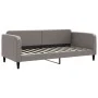 Trundle sofa bed with drawers taupe gray fabric 90x200 cm by vidaXL, Beds and slatted bases - Ref: Foro24-3196873, Price: 478...