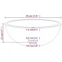 Waschbecken aus mattiertem gehärtetem Glas, 30 x 12 cm von vidaXL, Sinkt - Ref: Foro24-345241, Preis: 50,55 €, Rabatt: %