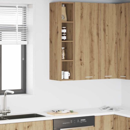 Mueble colgante Riga Roble artesanal 20 x 29,5 x 100 cm