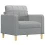 Sofa set with cushions 3 pieces light gray fabric by vidaXL, Sofas - Ref: Foro24-3201242, Price: 601,42 €, Discount: %