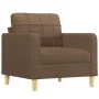 Sofa set with cushions 3 pieces brown fabric by vidaXL, Sofas - Ref: Foro24-3201245, Price: 584,39 €, Discount: %