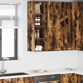 Mueble colgante Riga Roble ahumado 30 x 29,5 x 100 cm