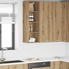 Mueble colgante Riga Roble artesanal 30 x 29,5 x 100 cm