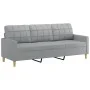 Sofa set with cushions 2 pieces light gray fabric by vidaXL, Sofas - Ref: Foro24-3201306, Price: 462,76 €, Discount: %
