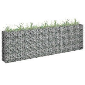 Arriate de gaviones de acero galvanizado 270x30x90 cm Arriate de gaviones de acero galvanizado 270x30x90 cm