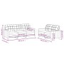 Sofagarnitur mit Kissen 2 Stück Cremefarbener Stoff von vidaXL, Sofas - Ref: Foro24-3201308, Preis: 419,95 €, Rabatt: %