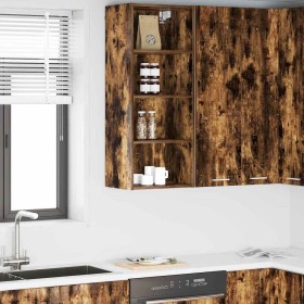 Mueble colgante Riga Roble ahumado 40 x 29,5 x 100 cm