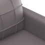 Zweiteilige Sofagarnitur aus grauem Kunstleder mit Kissen von vidaXL, Sofas - Ref: Foro24-3201380, Preis: 477,89 €, Rabatt: %