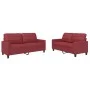 Sofa set with cushions 2 pieces red synthetic leather by vidaXL, Sofas - Ref: Foro24-3201361, Price: 444,46 €, Discount: %