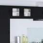 Armario de cocina mural con estante 2 pcs Negro 40 x 31 x 40 cm en Armarios de cocina | Comprar online en Foro24