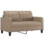 Sofagarnitur mit Kissen 2 Stück Kunstleder Cappuccino von vidaXL, Sofas - Ref: Foro24-3201362, Preis: 386,98 €, Rabatt: %