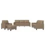 Cappuccino synthetic leather 4-piece sofa set with cushions by vidaXL, Sofas - Ref: Foro24-3201347, Price: 656,63 €, Discount: %