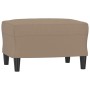 Cappuccino synthetic leather 3-piece sofa set with cushions by vidaXL, Sofas - Ref: Foro24-3201387, Price: 498,33 €, Discount: %
