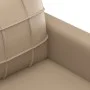 Cappuccino synthetic leather 3-piece sofa set with cushions by vidaXL, Sofas - Ref: Foro24-3201387, Price: 491,47 €, Discount: %