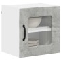 Armario de cocina mural 2 pcs Gris Concreto 40 x 31 x 40 cm
