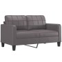 Sofagarnitur mit Kissen 2-teilig aus Kunstleder in Grau von vidaXL, Sofas - Ref: Foro24-3201360, Preis: 394,59 €, Rabatt: %