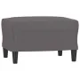 Gray synthetic leather 3-piece sofa set with cushions by vidaXL, Sofas - Ref: Foro24-3201385, Price: 472,95 €, Discount: %
