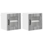 Armario de cocina mural 2 pcs Gris Sonoma 40 x 31 x 40 cm
