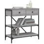 Mesa consola madera de ingeniería gris Sonoma 75x34,5x75 cm de vidaXL, Mesas auxiliares - Ref: Foro24-833411, Precio: 80,48 €...