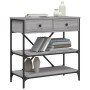 Sonoma grauer Konsolentisch aus Holzwerkstoff, 75 x 34,5 x 75 cm von vidaXL, Seitentische - Ref: Foro24-833411, Preis: 81,71 ...