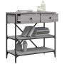 Sonoma grauer Konsolentisch aus Holzwerkstoff, 75 x 34,5 x 75 cm von vidaXL, Seitentische - Ref: Foro24-833411, Preis: 81,71 ...