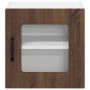 Armario de cocina mural 2 pcs Roble Marrón 40 x 31 x 40 cm