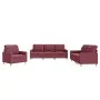 Sofa set with cushions 3 pieces red fabric by vidaXL, Sofas - Ref: Foro24-3201248, Price: 564,84 €, Discount: %