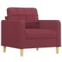 Sofa set with cushions 3 pieces red fabric by vidaXL, Sofas - Ref: Foro24-3201248, Price: 564,84 €, Discount: %