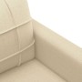 Juego de sofás con cojines 3 piezas tela crema by vidaXL, Sofas - Ref: Foro24-3201244, Price: 553,43 €, Discount: %