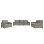 Juego de sofás con cojines 3 piezas tela gris taupe by vidaXL, Sofas - Ref: Foro24-3201249, Price: 594,29 €, Discount: %