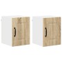 Armario de cocina mural 2 pcs Roble Sonoma 30 x 31 x 40 cm