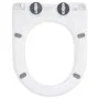 Weißer WC-Sitz mit Absenkautomatik und Schnellverschluss von vidaXL, Toiletten- und Bidetsitze - Ref: Foro24-145017, Preis: 3...