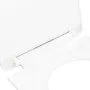 Weißer WC-Sitz mit Absenkautomatik und Schnellverschluss von vidaXL, Toiletten- und Bidetsitze - Ref: Foro24-145017, Preis: 3...