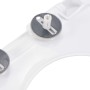 White soft-close and quick-release toilet seat by vidaXL, Toilet and bidet seats - Ref: Foro24-145017, Price: 38,97 €, Discou...