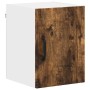 Armario de cocina mural 2 pcs Roble ahumado 30 x 31 x 40 cm